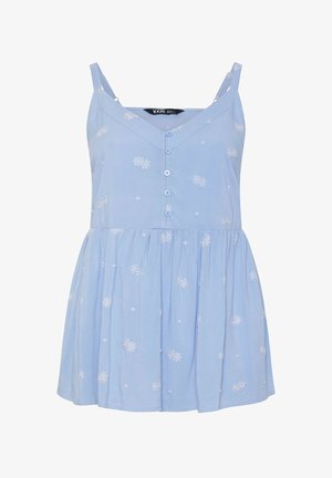 Yours Clothing, PLUS SIZE VESTS & CAMIS - Top - light blue