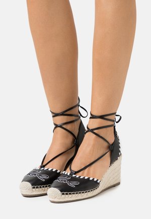 KARL LAGERFELD, Sandales à plateforme - black