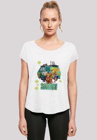 F4NT4STIC SCOOBY DOO MYSTERY INC GROUP - T-shirts med print - white