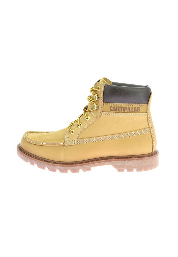 Schnürstiefelette - beige