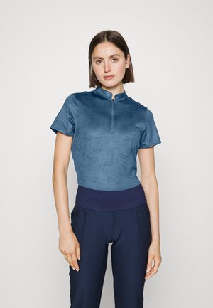 MATTR BOUQUET - Button-down blouse - evening sky/navy blazer