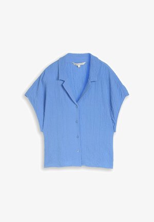 TOM TAILOR DENIM, TOM TAILOR DENIM BLUSEN & SHIRTS SEERSUCKER RESORT HEMDBLUSE - Overhemdblouse - bonnet blue