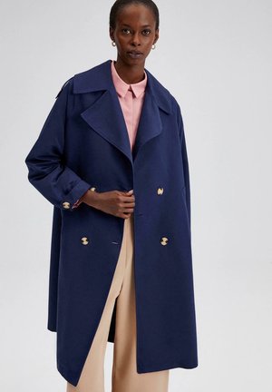 DOUBLE BREASTED  - Trenchcoat - navy blue