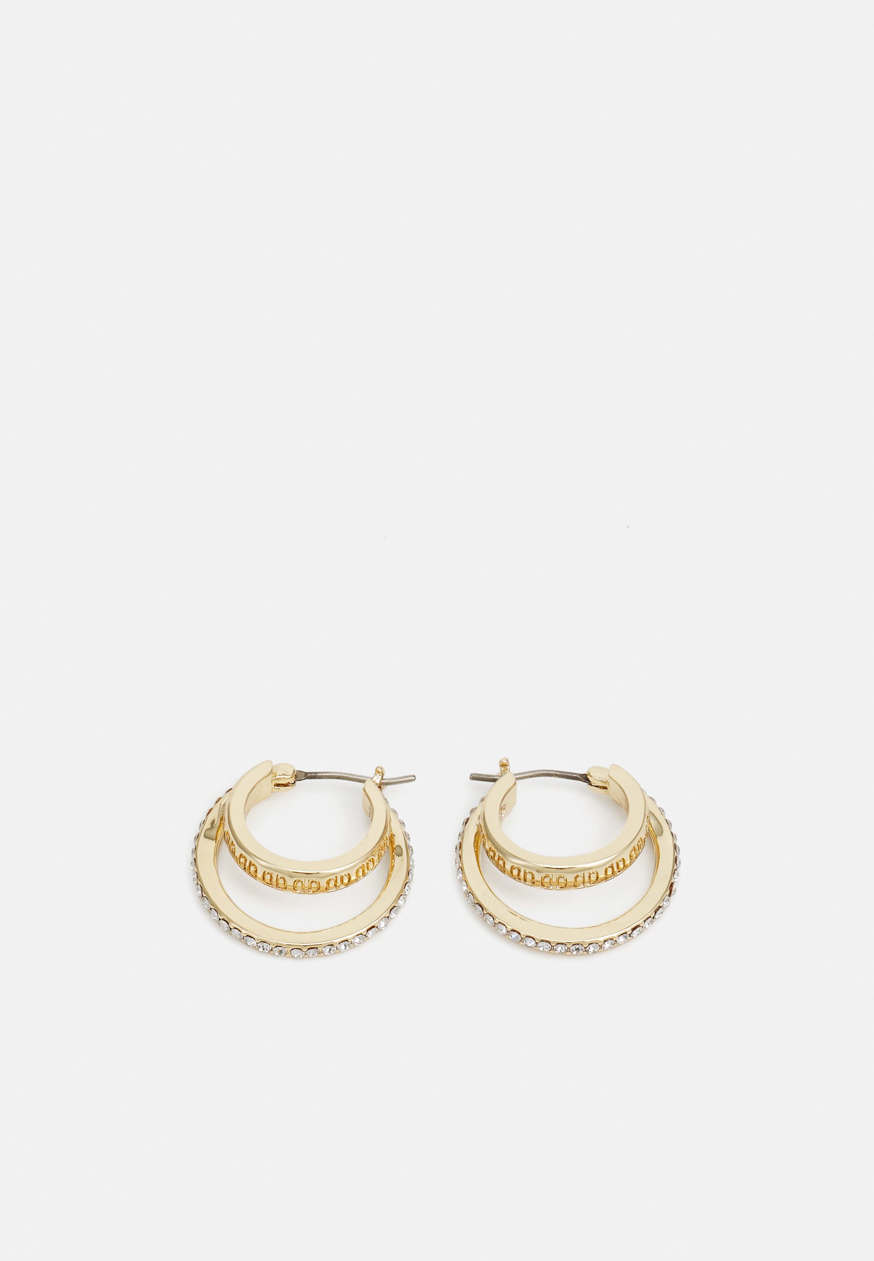 DKNY LOGO HOOP Earrings gold-coloured Zalando1