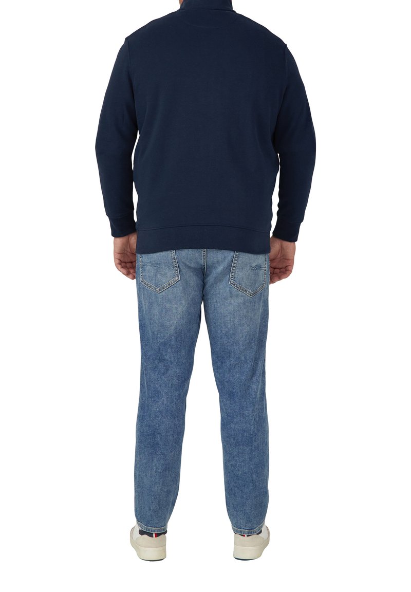 Sweat-shirt homme col zippé publicitaire. Sweat col zippé personnalisé
