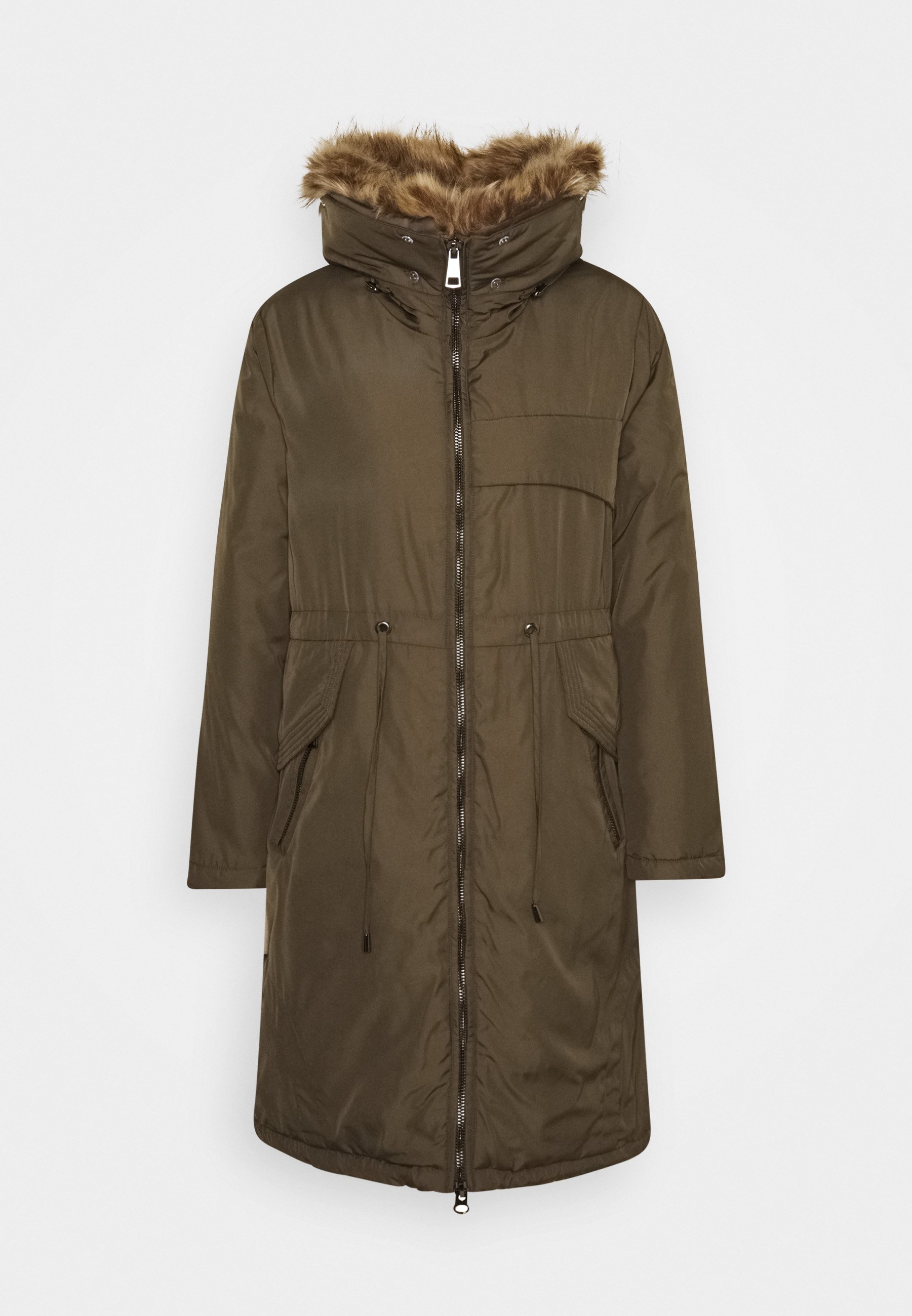 Derhy RENGAINE PARKA - Parka - kaki/rusvai žalsva - Zalando.lt