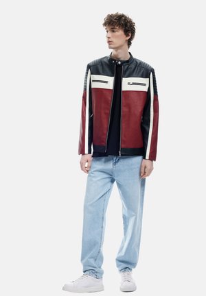 Kunstlederjacke - black