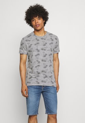 Blend BHTEE - Print T-shirt - stone mix