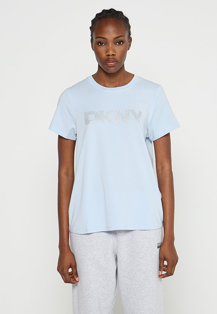 DKNY Sport T-shirt print blauw