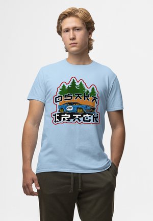 MATT KEELING OSAKA TRACK - T-Shirt print - light blue