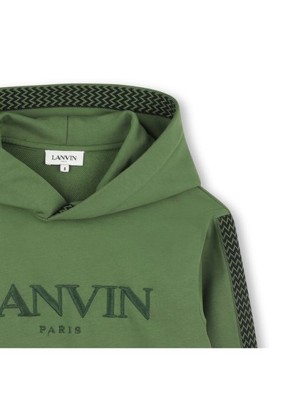 LANVIN Mikina s kapucňou - olive