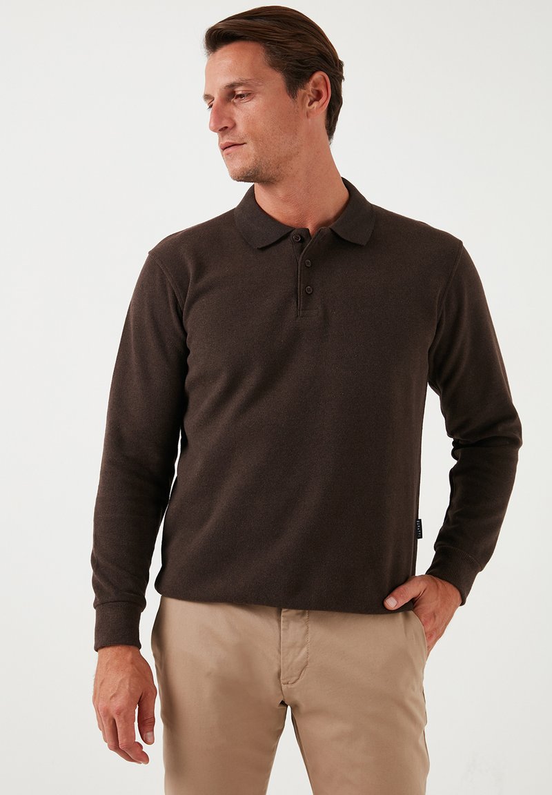 Buratti REGULAR FIT - Hosszú ujjú felső - brown