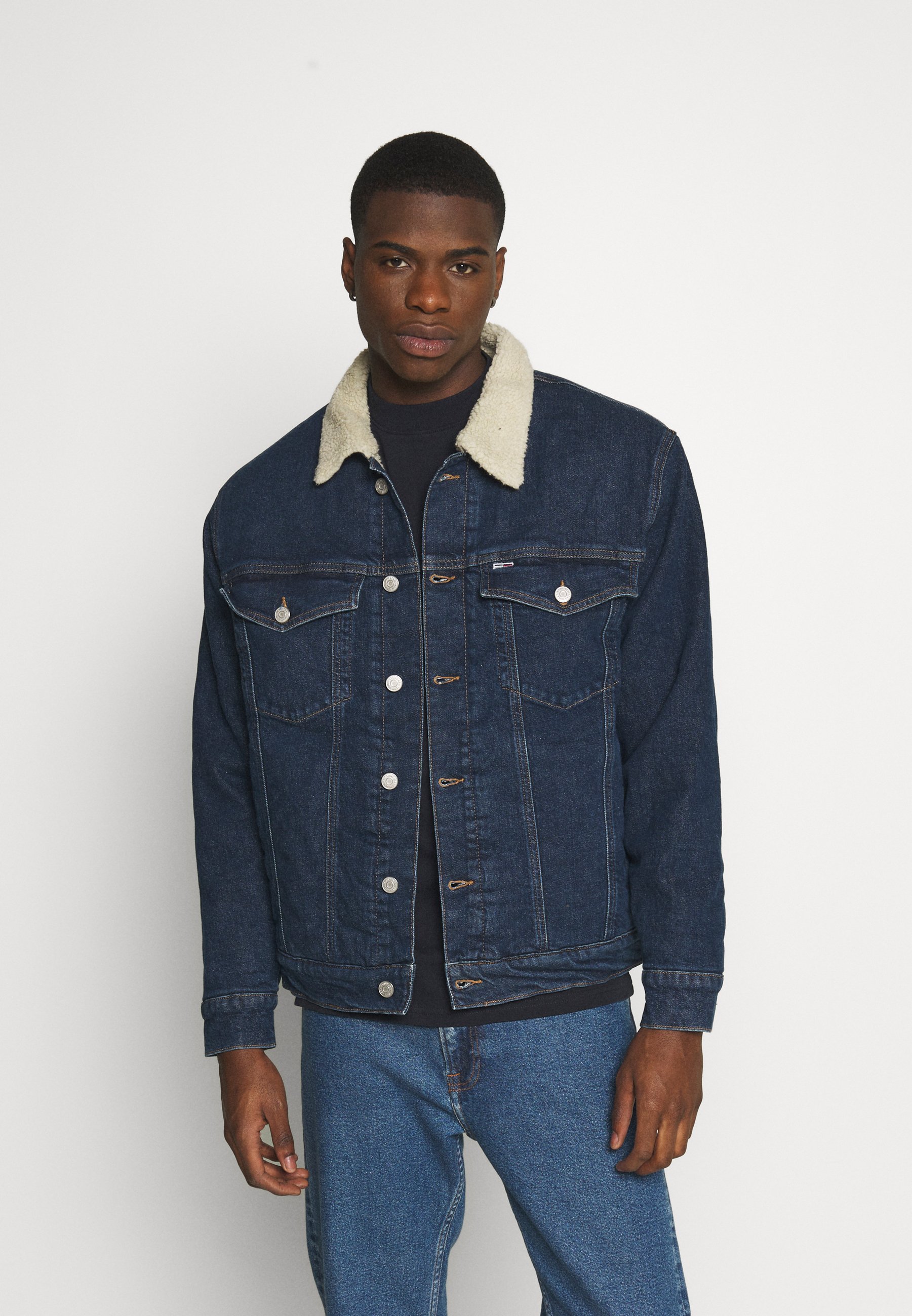 tommy hilfiger sherpa denim jacket