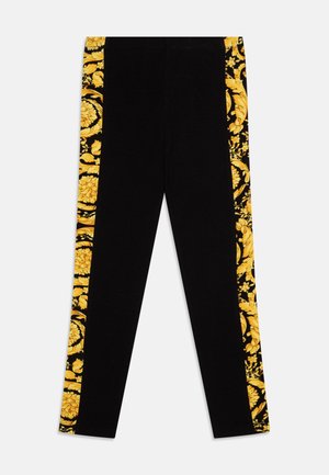 Versace BABY STRETCH BAROCCO KIDS - Leggings - black/gold