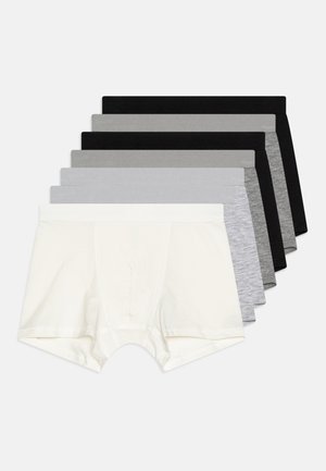 7 PACK - Bikses - black/mottled light grey/mottled grey