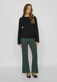 VILA VICASSIE  - Jersey de punto - black beauty