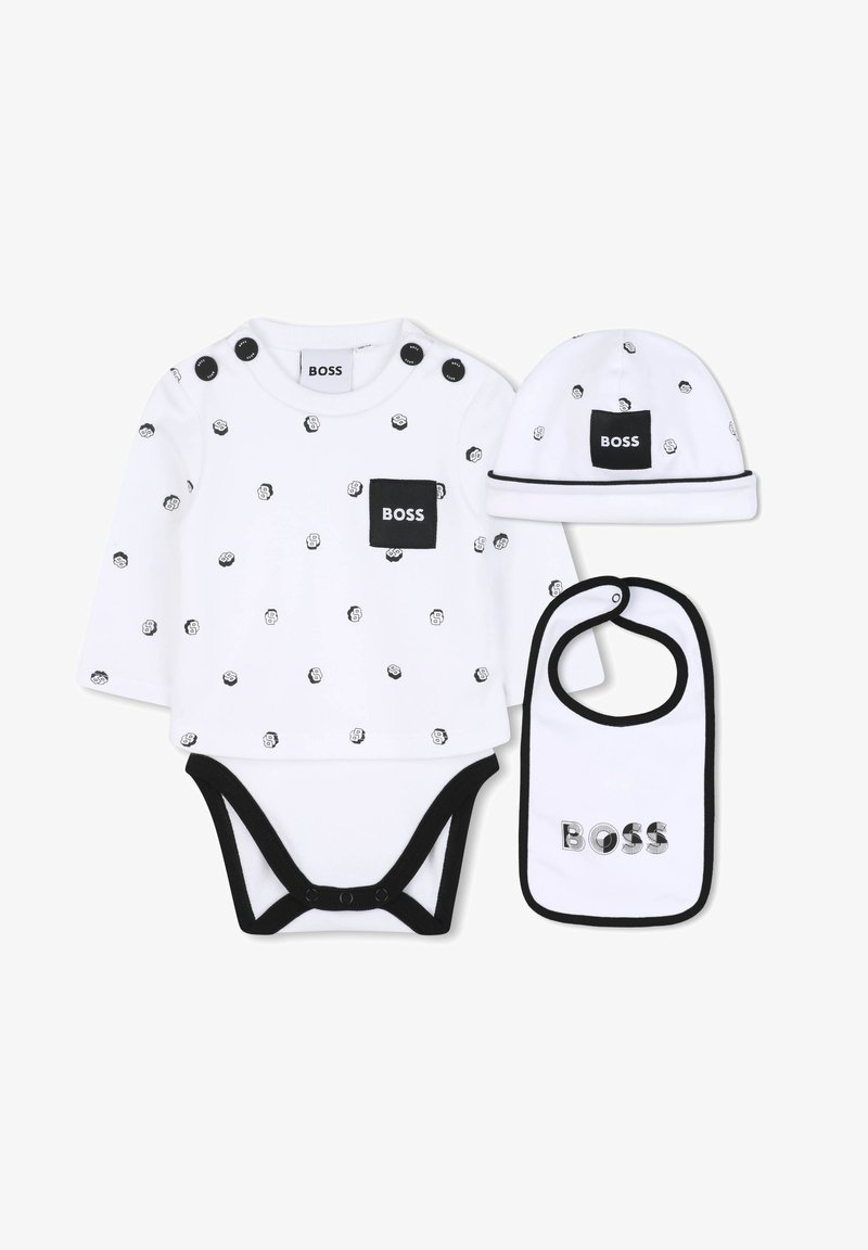 BOSS Kidswear SET - Beanie - white