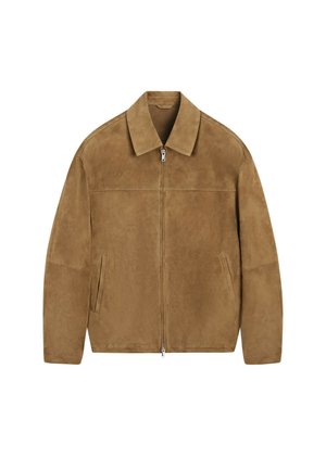 Massimo Dutti, Veste en cuir - camel