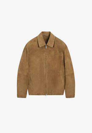 Massimo Dutti, Veste en cuir - camel