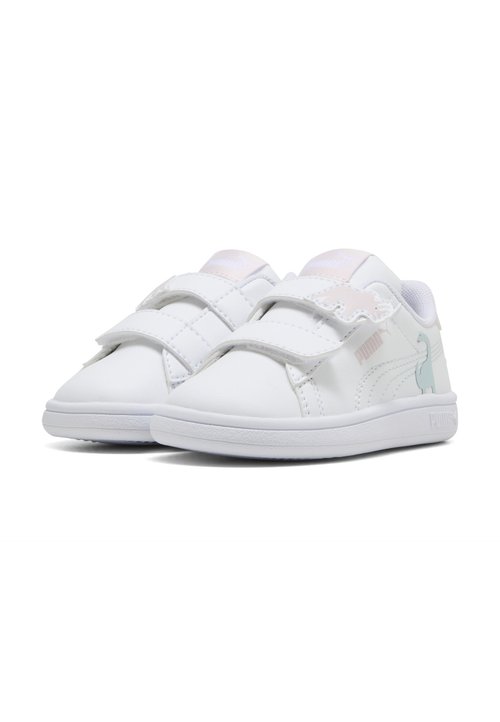 PUMA SMASH 3.0 DINO V INF UNISEX - Baby shoes - white-powder pink — photo 2