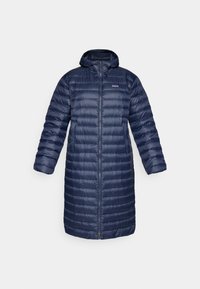 Patagonia RECYCLED SWEATER PARKA - Dūnu mētelis - sunken blue