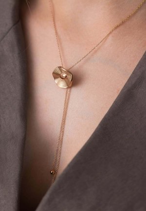 PURELEI, PURELEI KETTE SHELL DROP - Necklace - rosegold