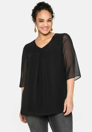 Sheego, Blouse - schwarz