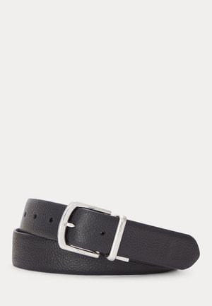 Polo Ralph Lauren, REVERSIBLE PEBBLE LEATHER BELT - Riem - black/navy