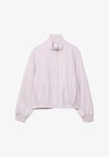PUFF SLEEVE HIGH NECK JACKET - Veste mi-saison - salmon