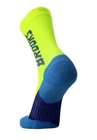 Brooks GHOST CREW - Sporta zeķes - neon yellow br crew