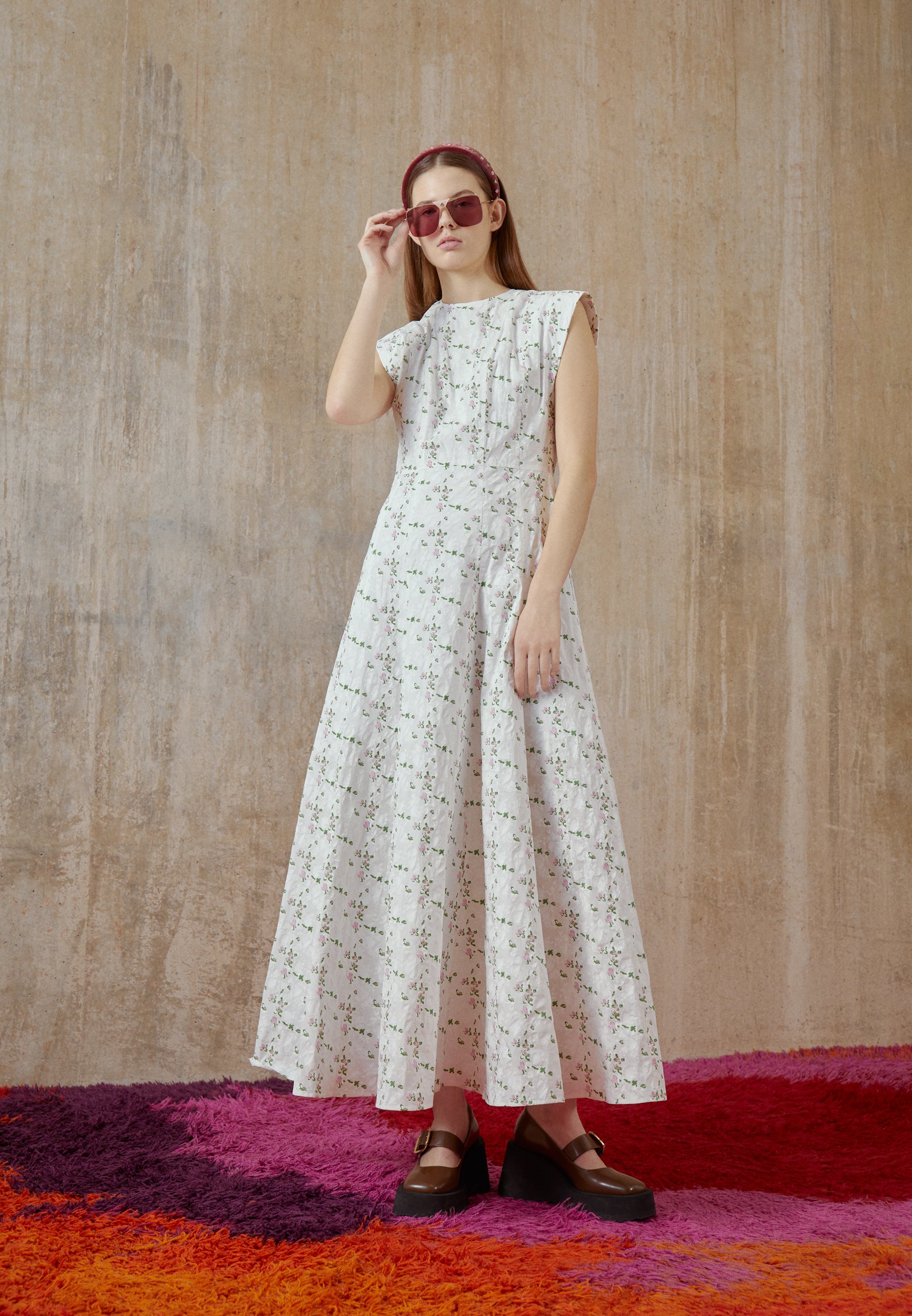 Philosophy di Lorenzo Serafini Vestito lungo - pink/white/fuxia - Zalando.it