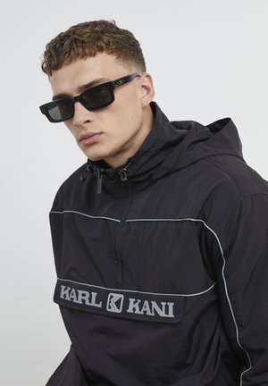 Karl Kani RETRO BLOCK - Neperpučiamoji striukė - black silver