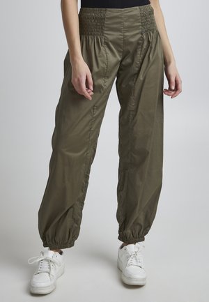 JILL WIDE - Trousers - kalamata