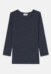 NMNWAX WOOL RIB TOP - Camisola de manga comprida - ombre blue