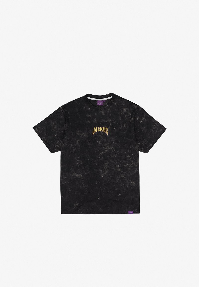 Jacker T-shirt print zwart