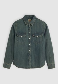 ICONIC WESTERN - Bluza s gumbima - dark-blue denim