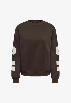 ONLY Carmakoma, SWEATSHIRTS CARSWEAT SWEATSHIRT - Sweatshirt - coffee bean