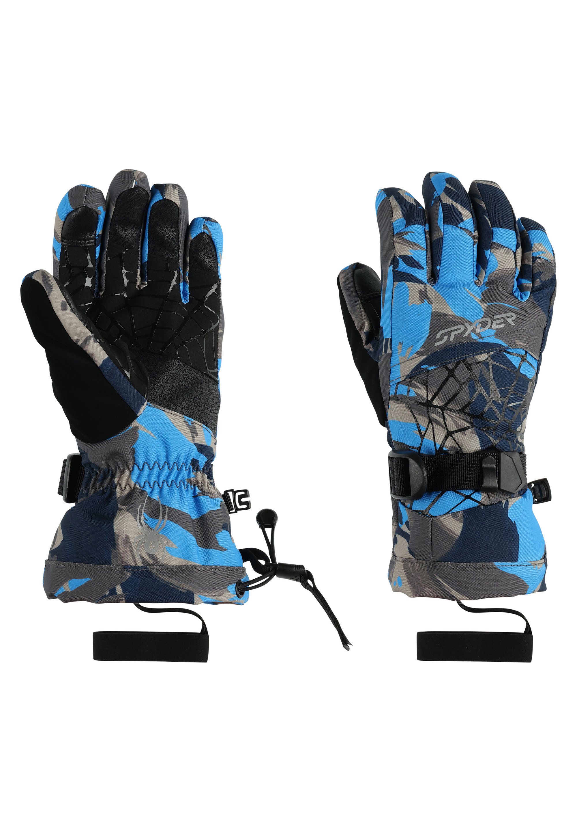 Spyder OVERWEB 10K Gloves camouflage aether blue/blue Zalando