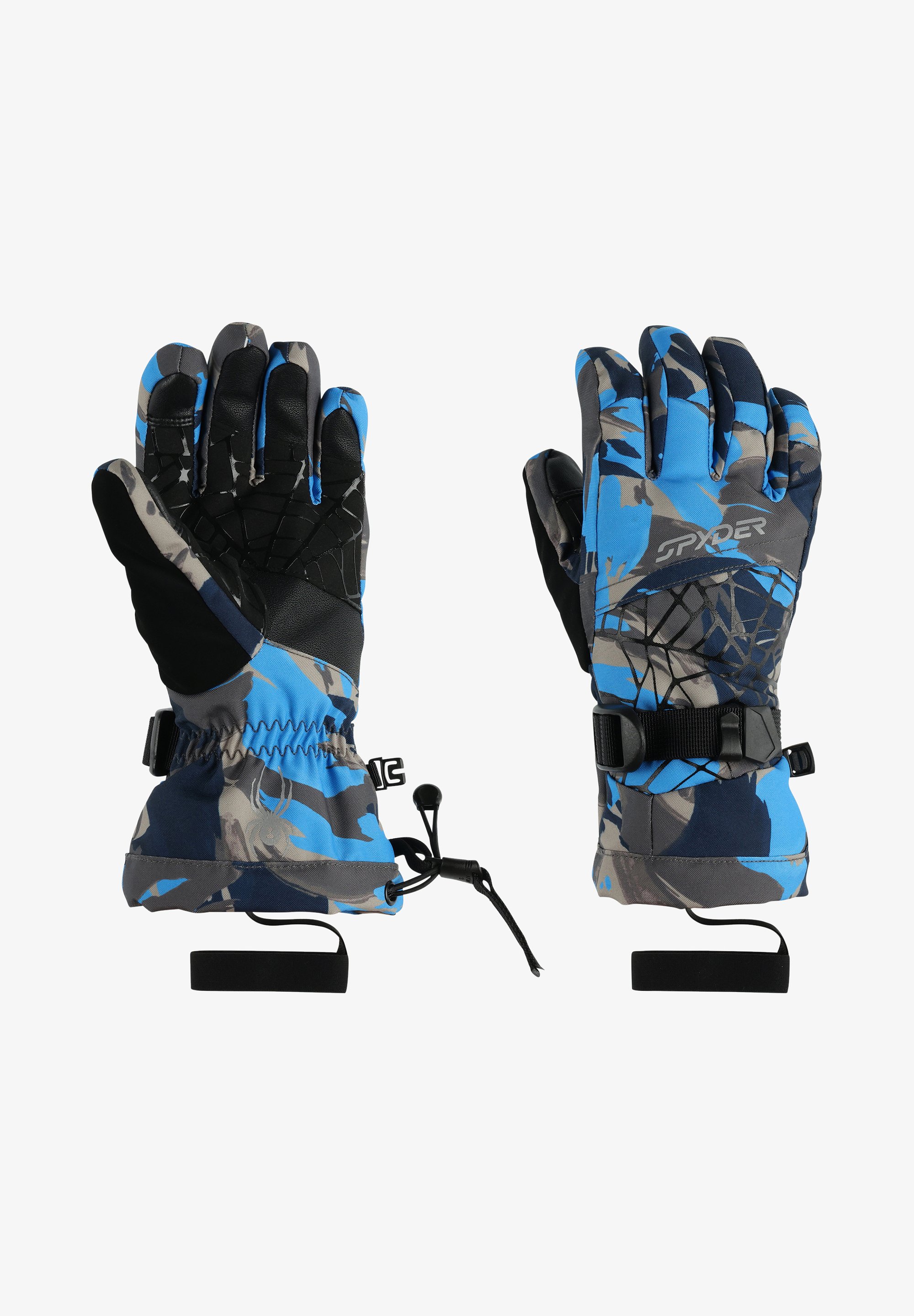 Spyder OVERWEB 10K Gloves camouflage aether blue/blue Zalando