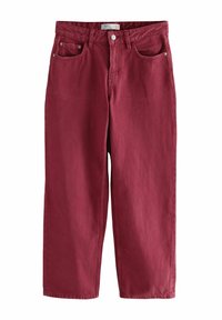 BAGGY WIDE LEG - Avar lõikega teksad - red