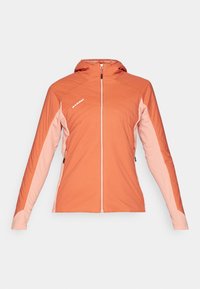 RIME LIGHT FLEX HOODED JACKET WOMEN - Soft shell jacket - brick-quartz dust