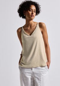Street One - V-NECK  - Top - beige Thumbnail Image 1