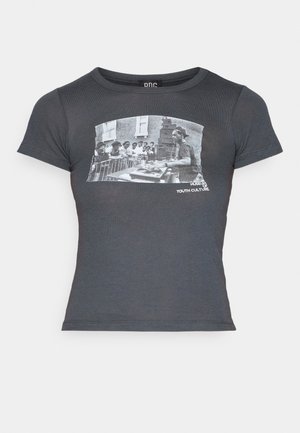 Print T-shirt - black