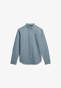 Geselecteerd, blue green stripe
