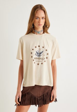 Koton T-shirt imprimé - beige