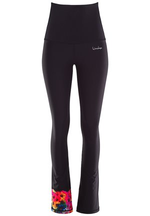 Leggings - rainbow flowers
