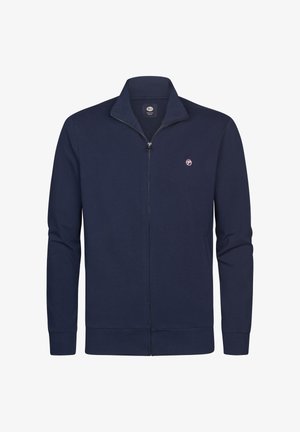 Petrol Industries, MEN SWEATER COLLAR ZIP - Sweater met rits - navy blue
