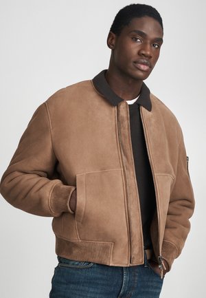 BLOUSON JACKET - Bomberjacks - cognac