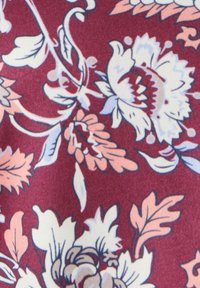 Damart À VOLANTS - Camicia - bordeaux fleuri
