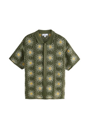 Next, Shirt - dark green